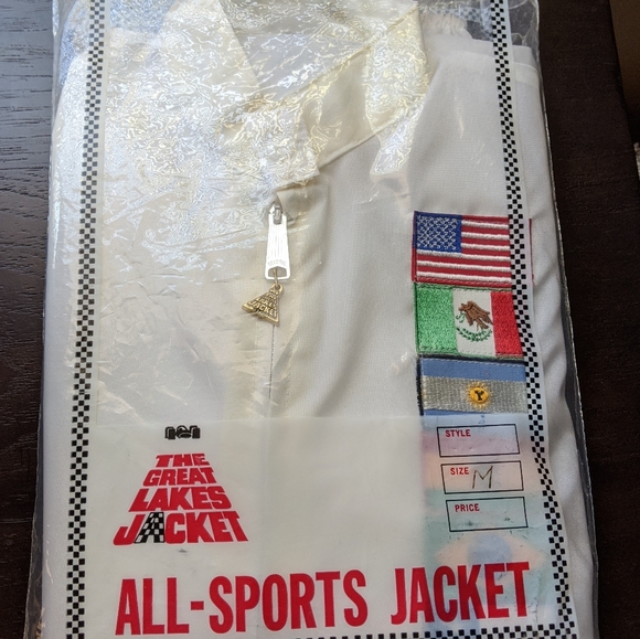 Vintage Detroit The Great Lakes Racing Jacket original packaging RARE - Picture 6 of 8